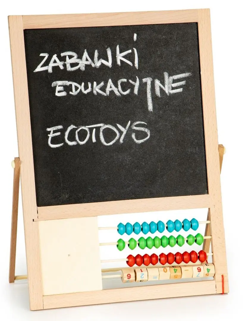 Tabla magnetica 2in1 Ecotoys MB385 (Wood) - 3