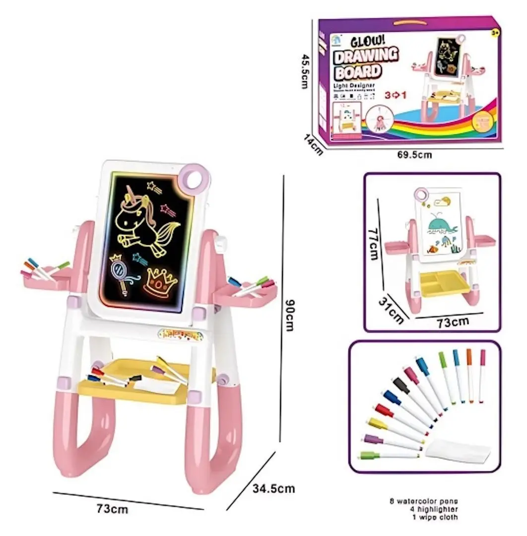 Sevalet 3in1 Essa Toys YM2216A (White/Pink)