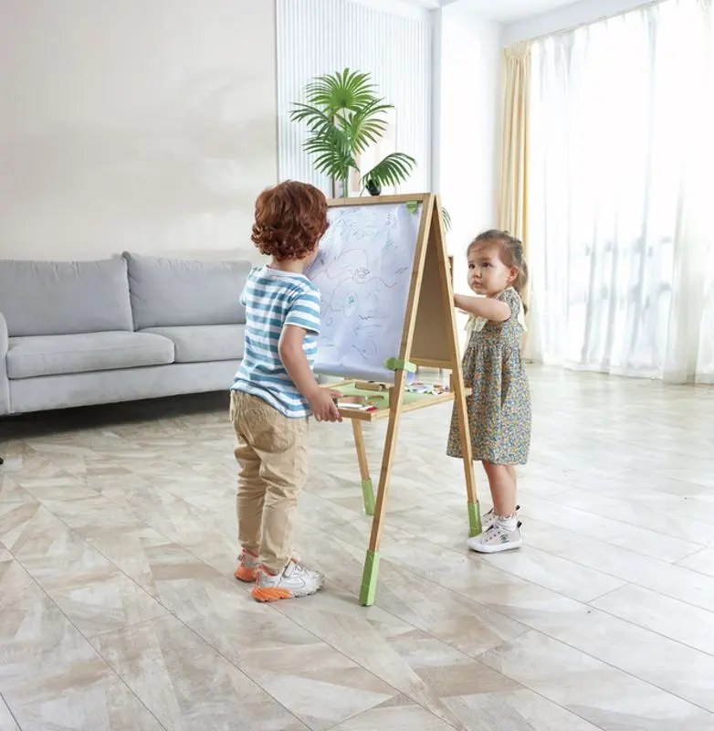 Sevalet 2in1 Hape Step Up (Bamboo)