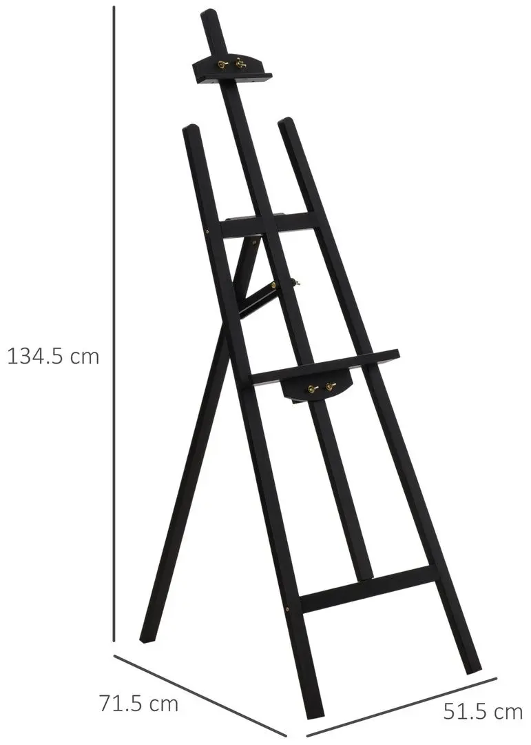 Мольберт Homcom 914-020V01BK (Black)