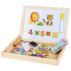 Доска для рисования Cartoon number puzzle board 02433 (Wood)