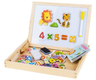 Tabla pentru desen Kids Play Cartoon number puzzle board 02433 (Wood)