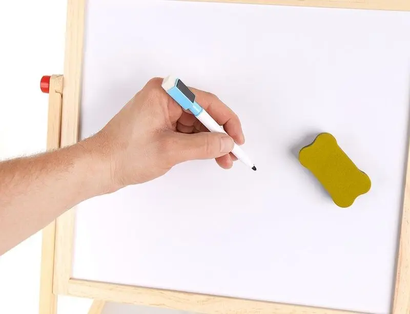 Доска для рисования двусторонняя 6в1 Kruzzel 9449 (Wood/Black) - 8