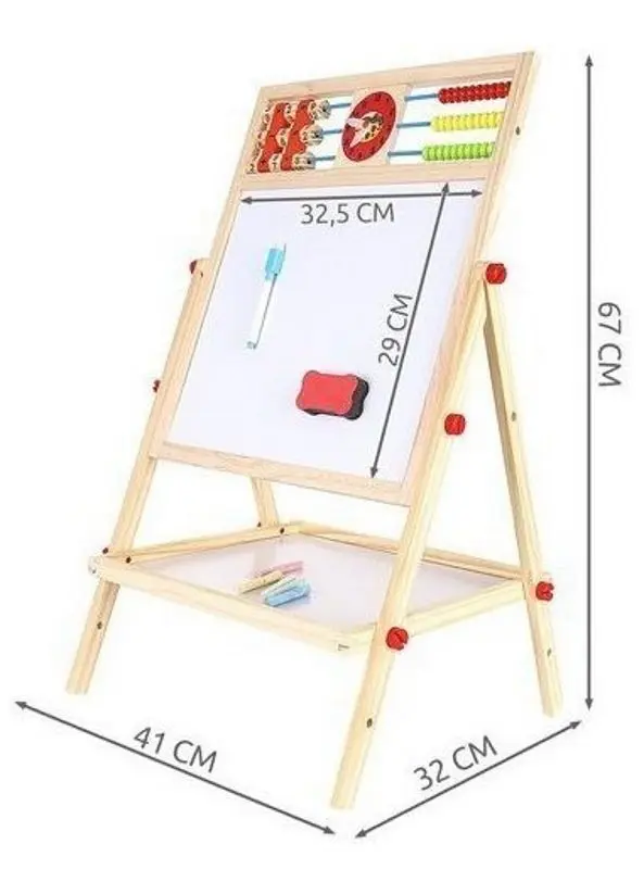Магнитная доска для рисования Kruzzel B39017511 (Natural) - 8