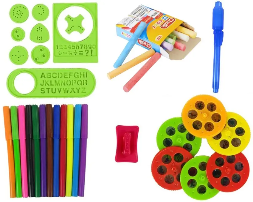 Доска для рисования 2в1 LeanToys 9500 (Red)