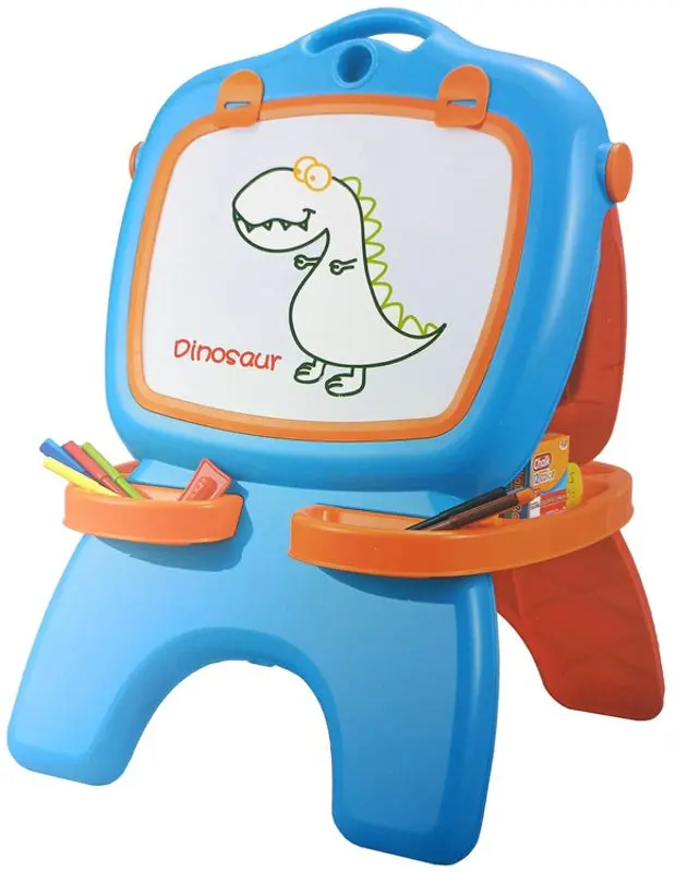 Доска для рисования 2в1 LeanToys Dinosaur (Blue)