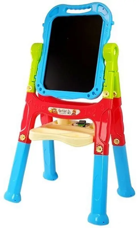 Доска для рисования 2в1 LeanToys Easel Painting Genius (Red/Blue)