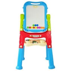 Доска для рисования 2в1 LeanToys Easel Painting Genius (Red/Blue)