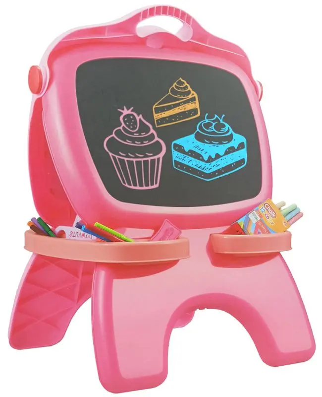 Доска для рисования 2в1 LeanToys Home (Pink) - 2