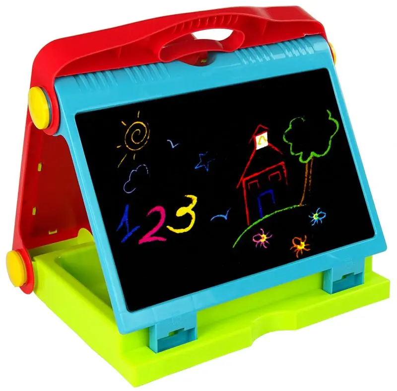 Доска для рисования 2в1 LeanToys Learning Desk (Red)
