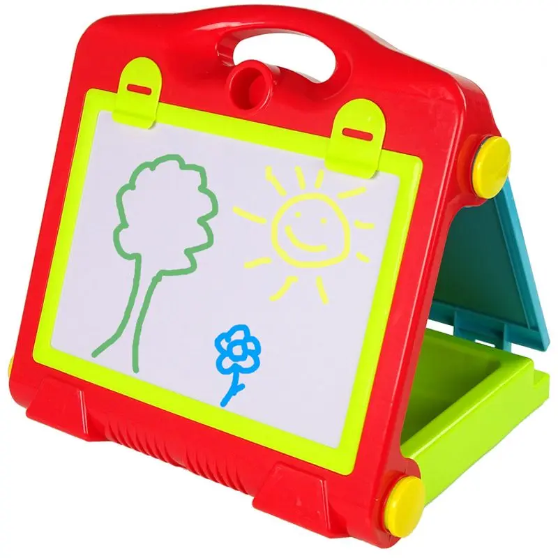 Доска для рисования 2в1 LeanToys Learning Desk (Red)