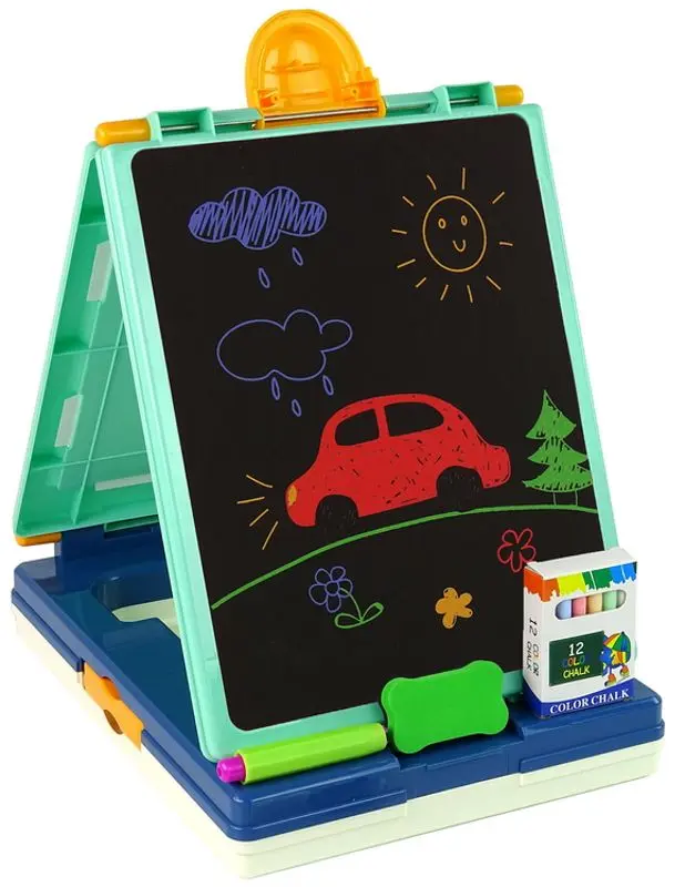 Доска для рисования 3в1 LeanToys Talented Painter 15249 (Blue/Turquoise)