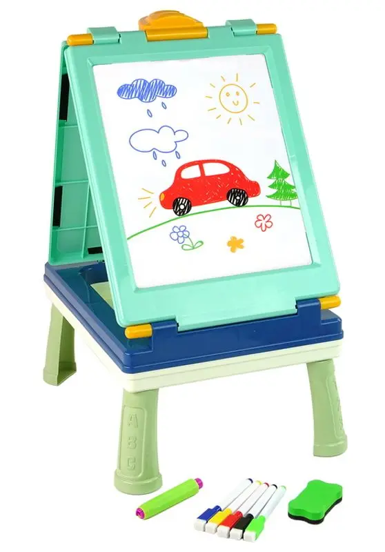 Доска для рисования 3в1 LeanToys Talented Painter 15249 (Blue/Turquoise)