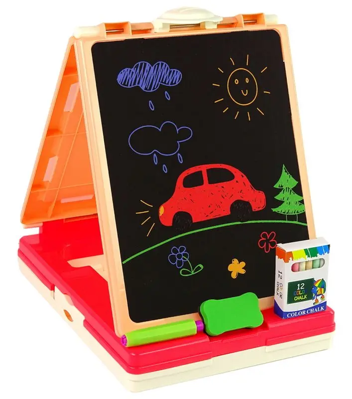 Доска для рисования 3в1 LeanToys Talented Painter 15250 (Orange/Pink)