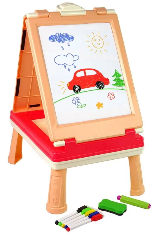 Доска для рисования 3в1 LeanToys Talented Painter 15250 (Orange/Pink)