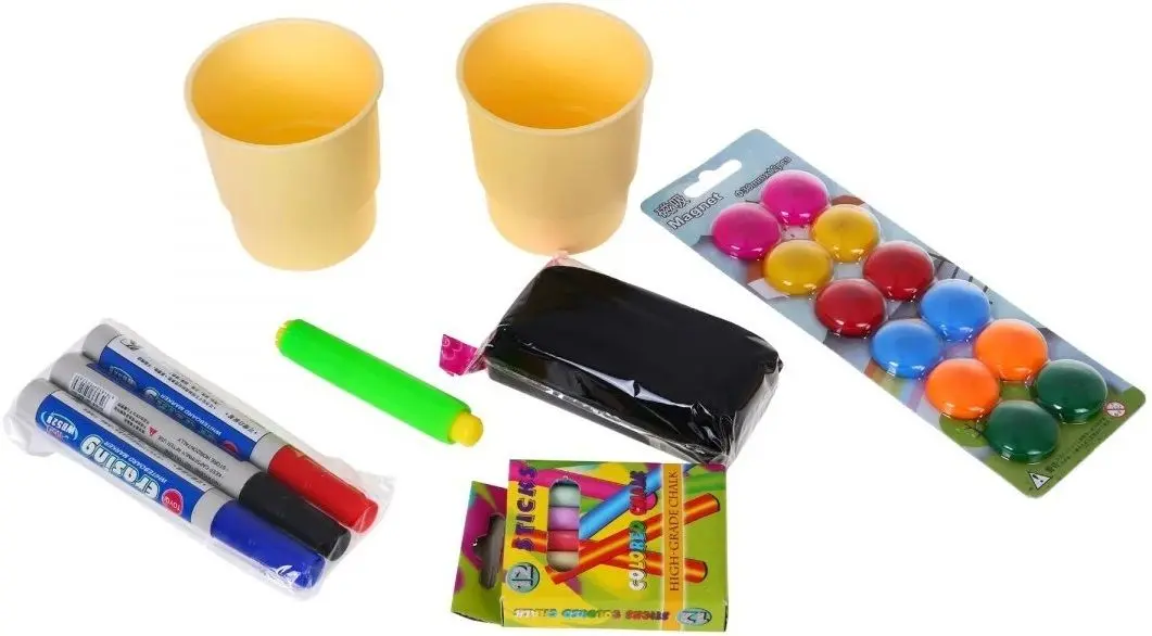 Доска для рисования с аксессуарами 2в1 LeanToys Artist (Pink) - 4