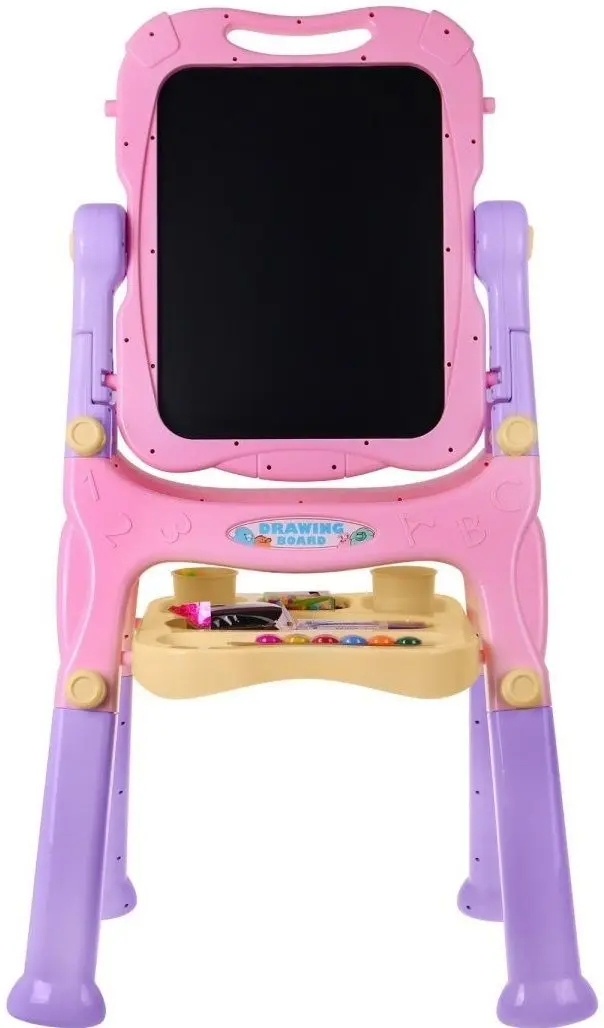 Доска для рисования с аксессуарами 2в1 LeanToys Artist (Pink) - 5