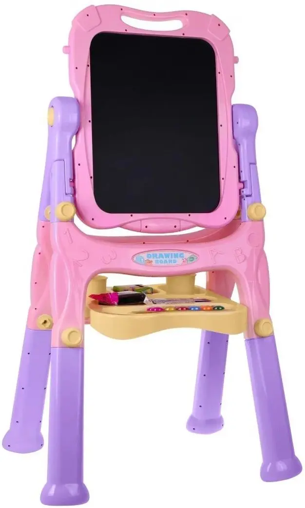 Доска для рисования с аксессуарами 2в1 LeanToys Artist (Pink)