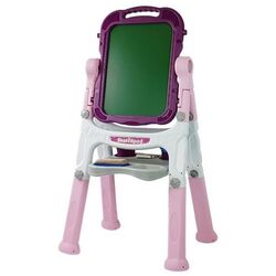 Магнитная доска для рисования 2в1 LeanToys Double-Sided Easel (Pink) Thumb