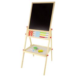 Мольберт 2в1 LeanToys 12741 (Wood)