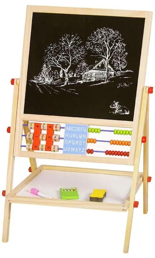 Мольберт 2в1 LeanToys 15252 (Wood)