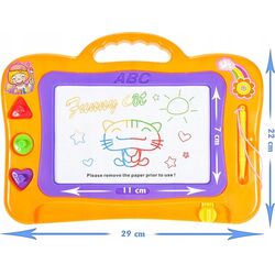 Магнитная доска MalPlay 29х22 cm (Orange) Thumb
