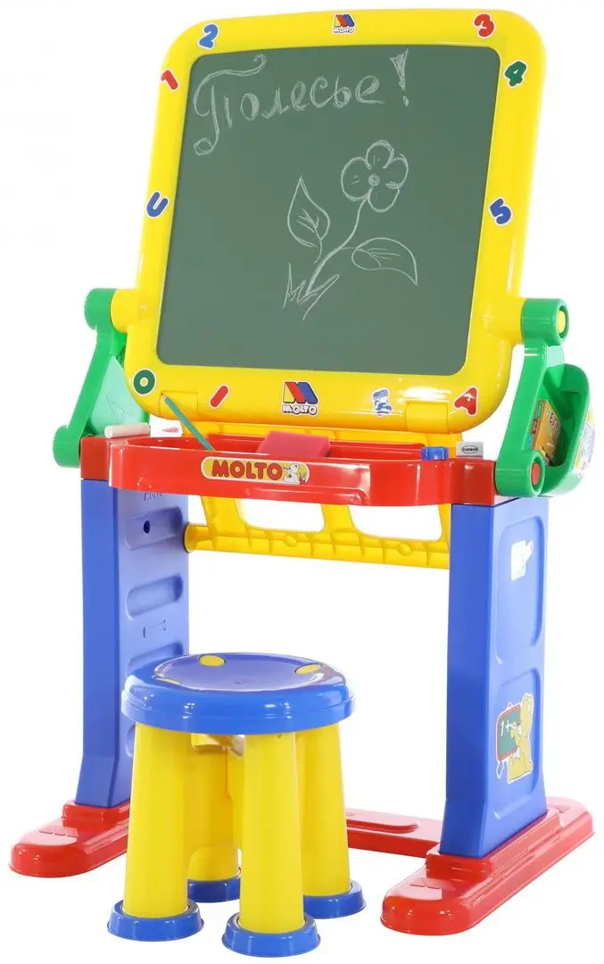 Доска для рисования 2в1 Molto Моя первая студия 1014 (Multicolor) - 4