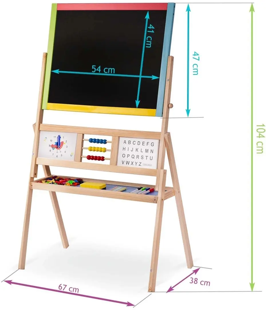 Tablă magnetică pentru desen Ricokids 780100 (Multicolour)