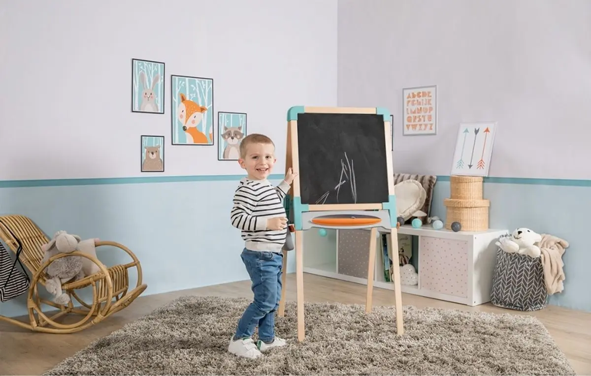Магнитная доска Smoby Wooden Easel - 5