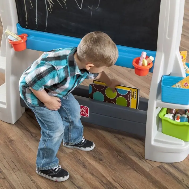 Мольберт Step2 Jumbo Art Easel (White/Grey) - 6