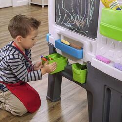 Masa-sevalet Step2 Great Art Center (Blue/Gray/White) Thumb