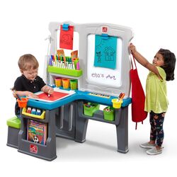 Masa-sevalet Step2 Great Art Center (Blue/Gray/White) Thumb