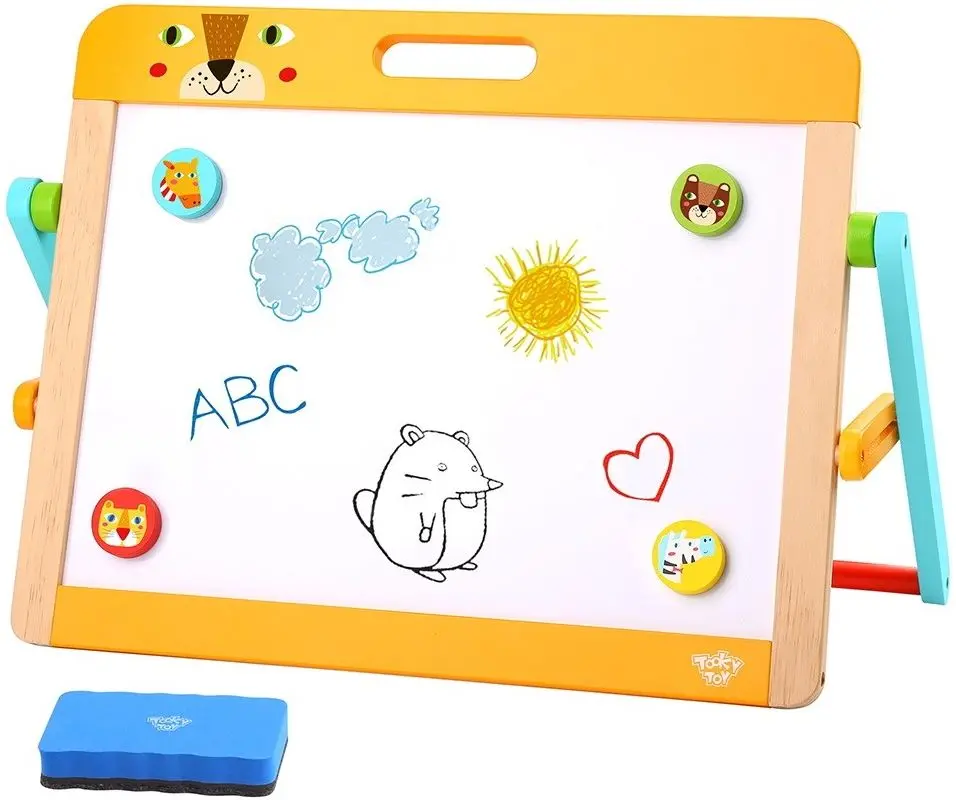 Tablita magnetica 2in1 Tooky Toy Animal (Wood)