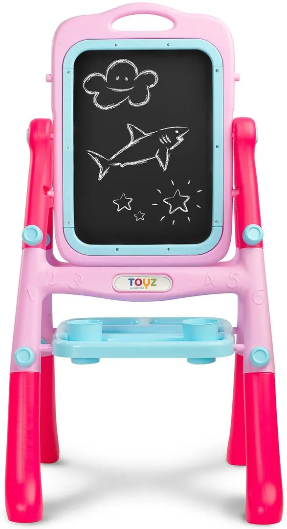 Магнитная доска для рисования 2в1 Toyz Educational Board (Pink) - 3