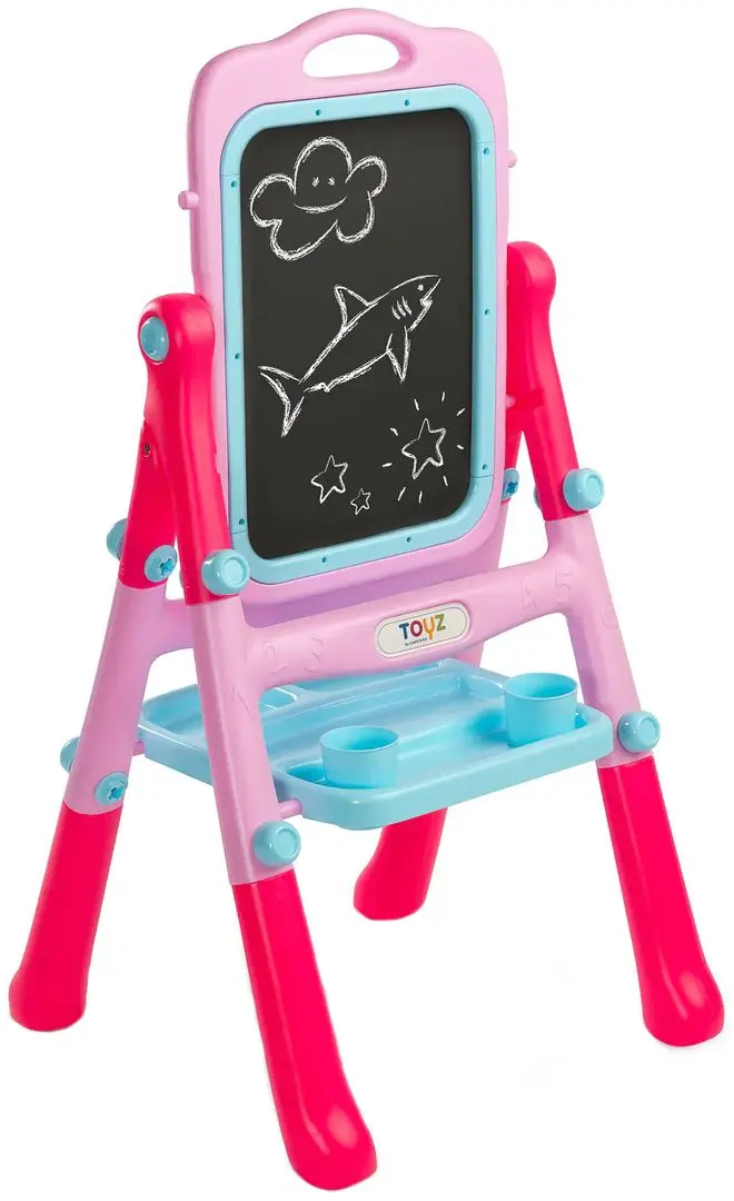 Магнитная доска для рисования 2в1 Toyz Educational Board (Pink)
