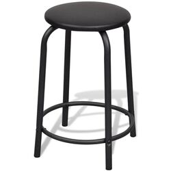 Стол для рисования + табурет VidaXL 20087 (Natural/Black) Thumb