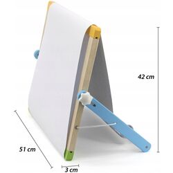 Tabla magnetica Viga Toys Dry Erase and Chalk 44545 Thumb