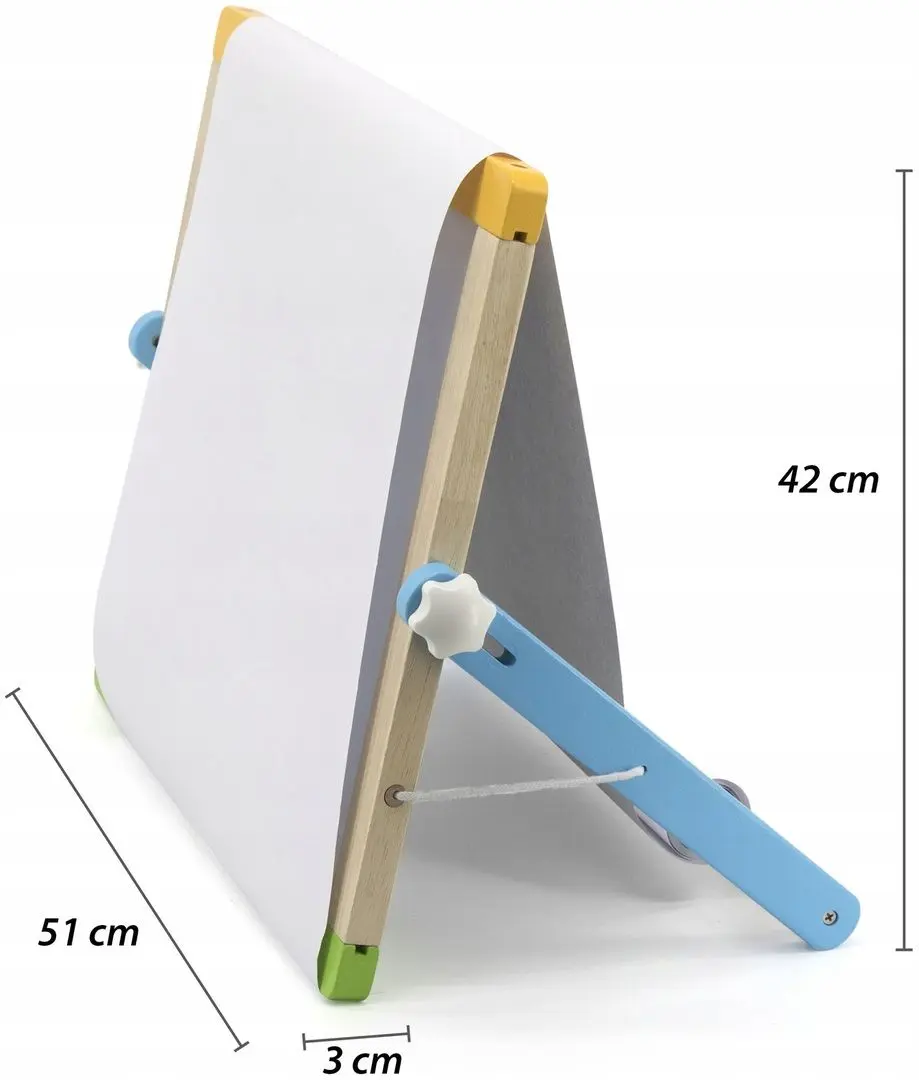 Tabla magnetica Viga Toys Dry Erase and Chalk 44545