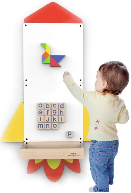 Tabla magnetica Viga Toys Rocket - 2