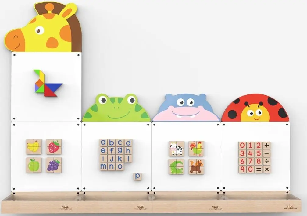 Set placi magnetice Viga Animals 50776 - 2