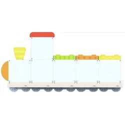 Набор магнитных досок Viga Train 50773