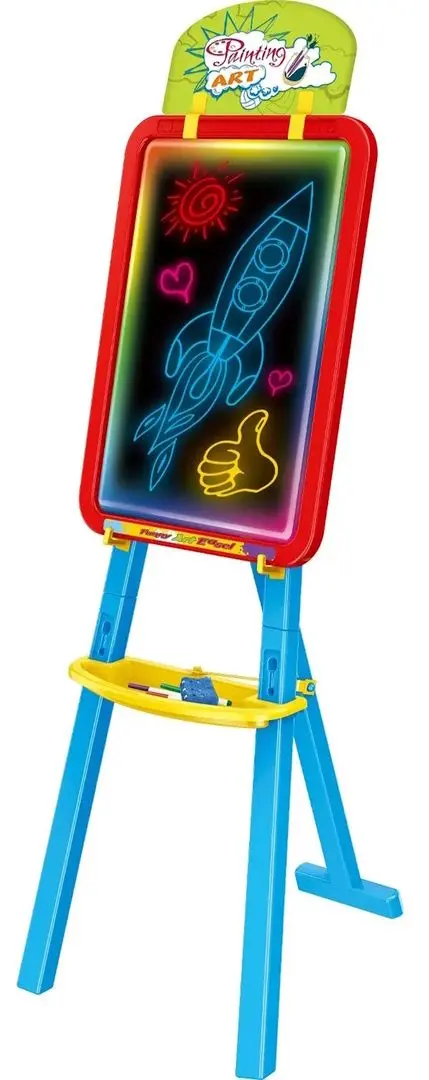 Tabla de desen Doselie Funny Art Easel 37928 (Red/Bleu) - 2