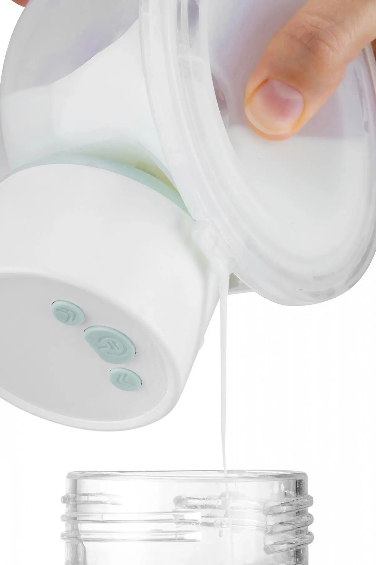 Электрический молокоотсос BabyJem 892 (White/Mint) - 4