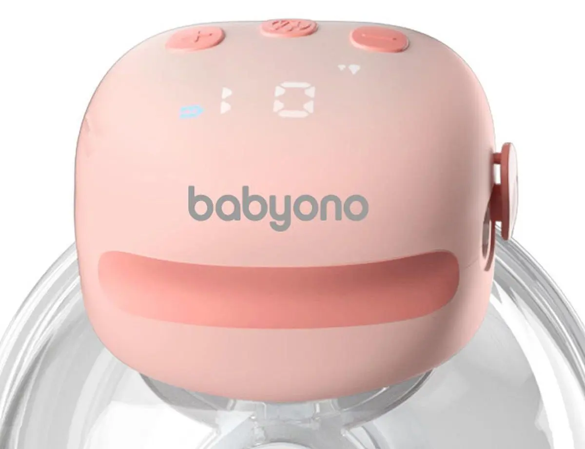 Pompa de san dubla cu acumulator Babyono Twinny 1002 (Pink)