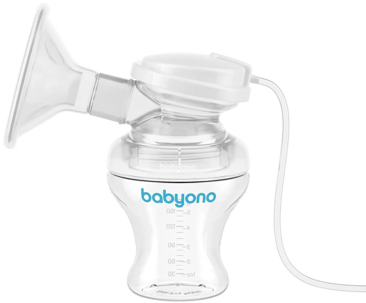 Pompa pentru san electrica 3in1 BabyOno Natural Nursing 300 (Transparent/White)