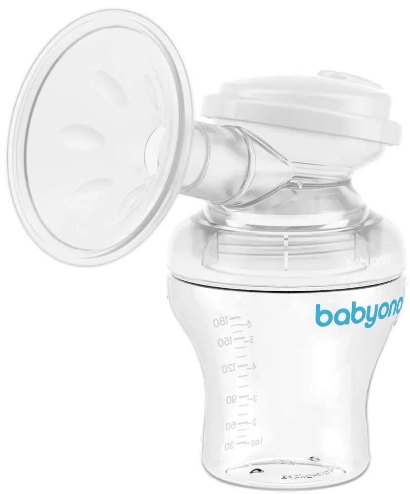 Pompa pentru san electrica 3in1 BabyOno Natural Nursing 300 (Transparent/White)