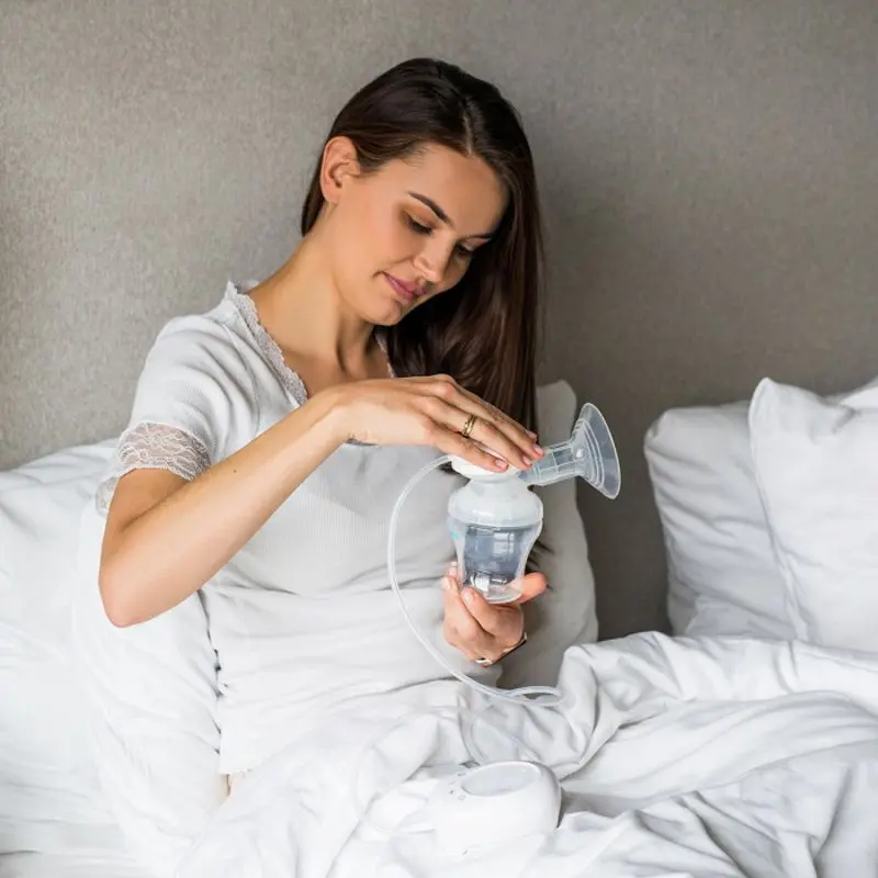 Pompa pentru san electrica BabyOno Compact Plus Natural Nursing 971 (White)