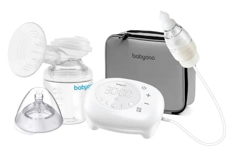 Pompa pentru san electrica BabyOno Compact Plus Natural Nursing 971 (White)