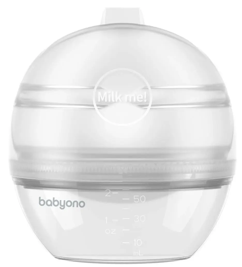 Pompa pentru san BabyOno Milk Me 1400 (Transparent)