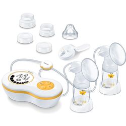 Электрический двойной молокоотсос Beurer Babycare Dual BY70 (White/Yellow) Thumb